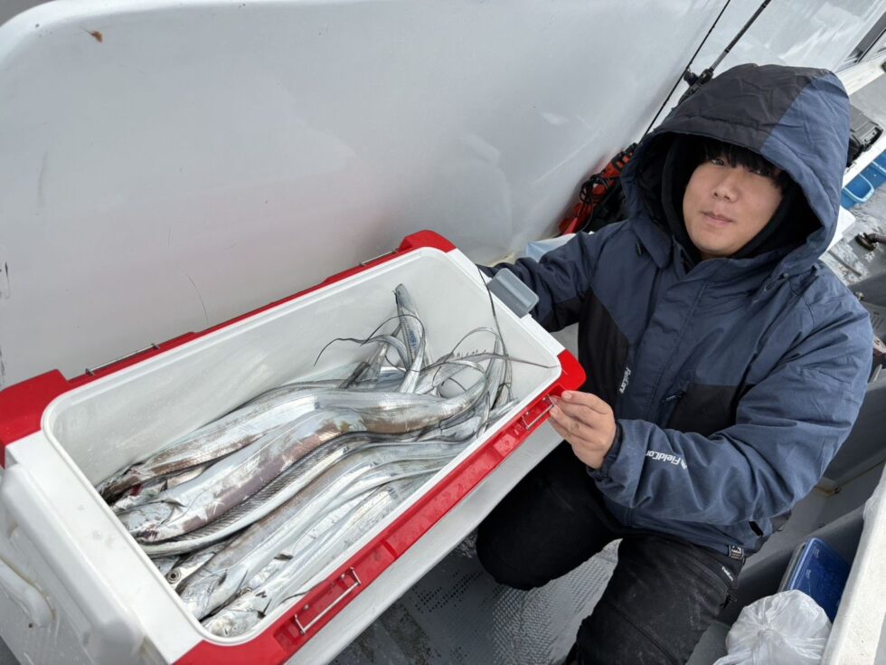 フィッシング遊名古屋南店さんも絶好調！明日(月)タチウオ船出船！空き多数