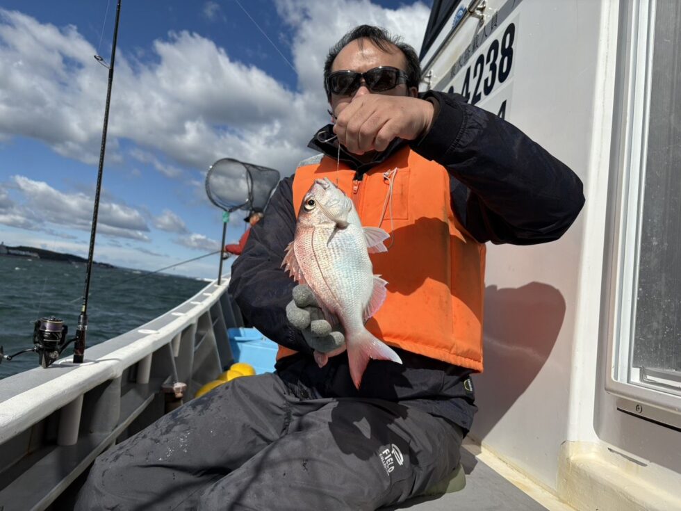 伊勢湾一つテンヤ真鯛釣りレンタルタックルあります！