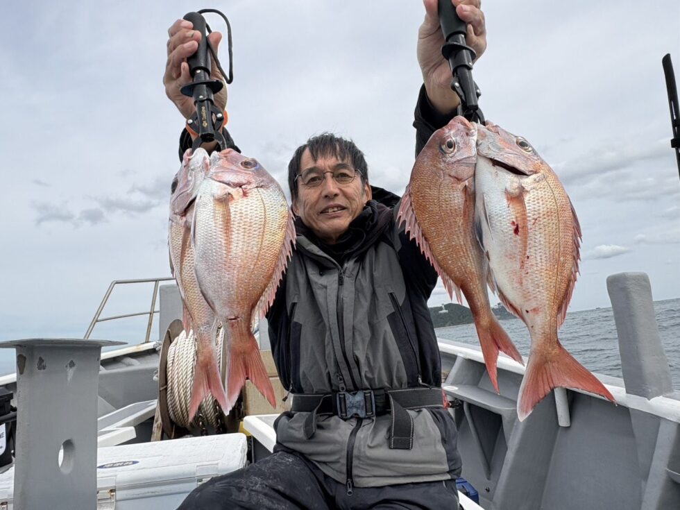 伊勢湾一つテンヤ真鯛釣りが熱いっ！