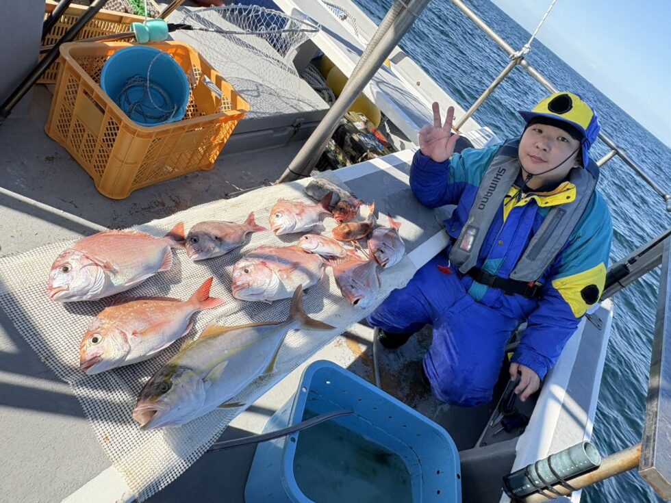 伊勢湾一つテンヤ真鯛が面白いっ！