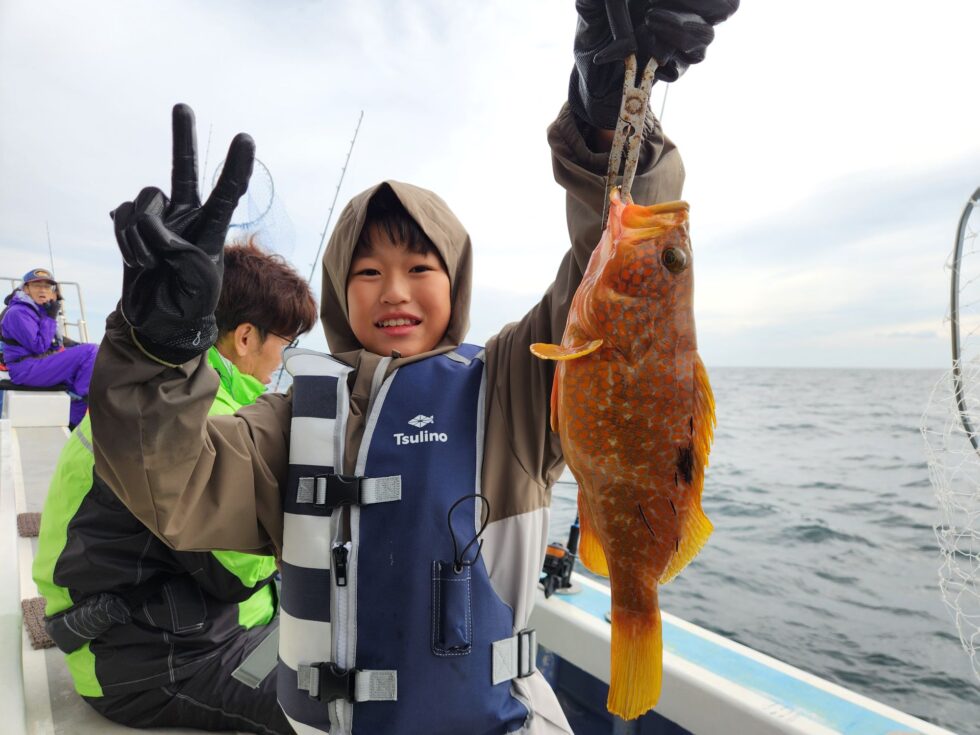 釣りボーイキジハタ！