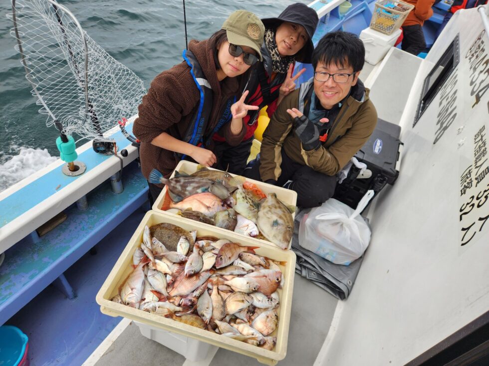 多彩な釣果で楽しめます！