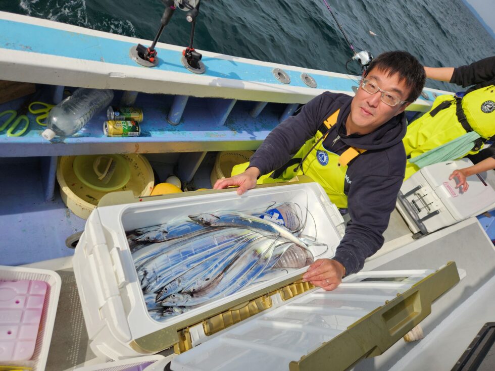 明日(日)一つテンヤ真鯛船、タチウオ船、出船!空き多数!