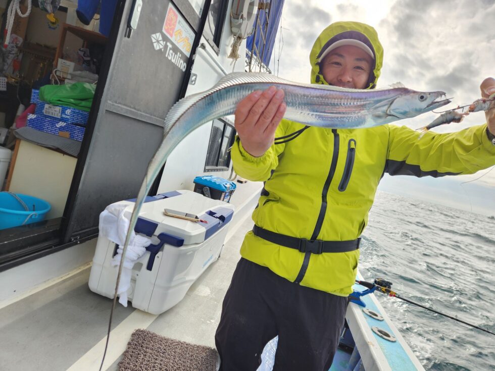 タチウオ船！テンヤ専門でゲーム性あり楽しめましたよ！