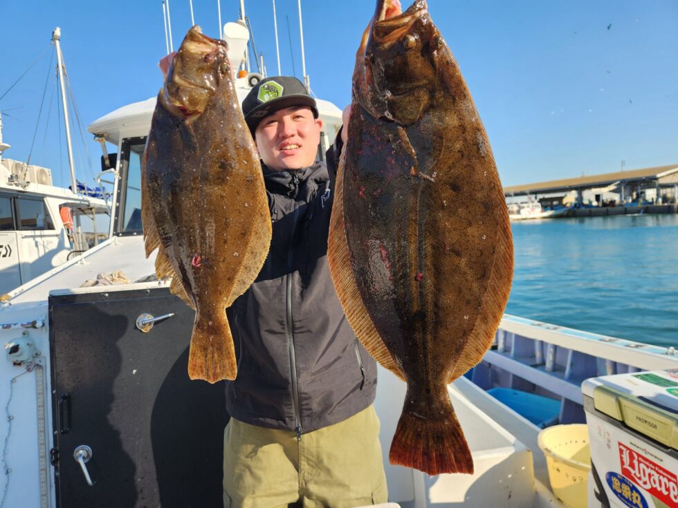 肉厚ヒラメゲット！