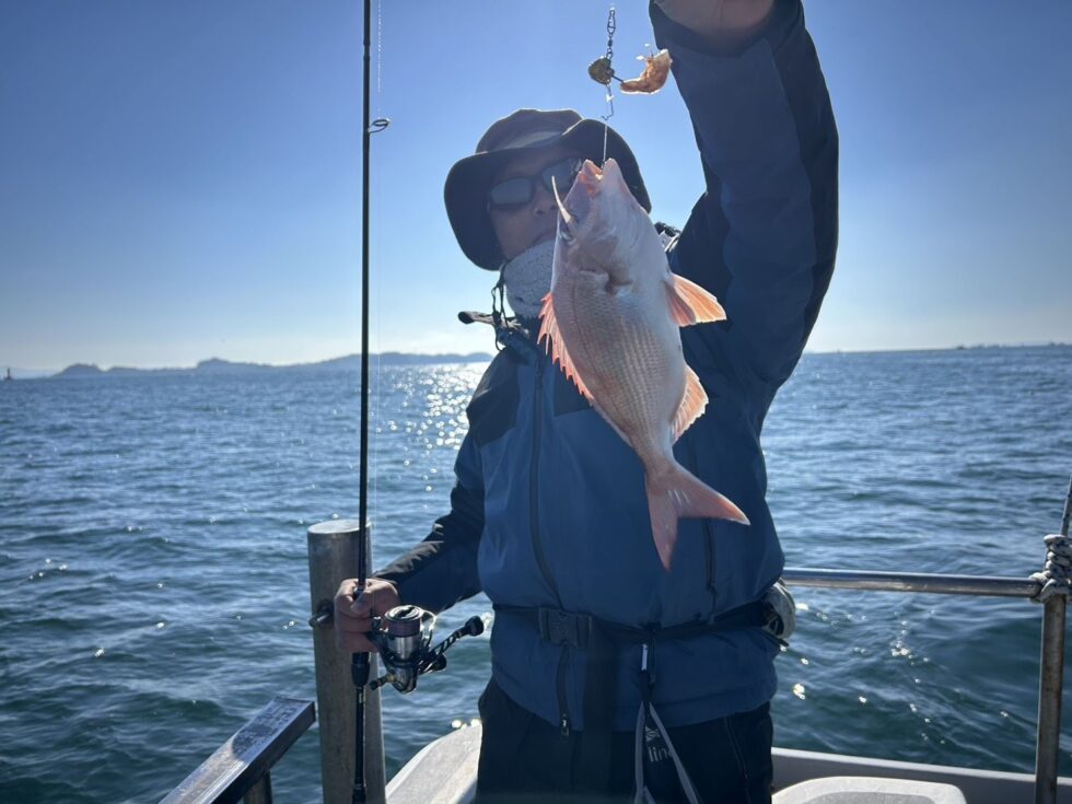 一つテンヤ真鯛船!