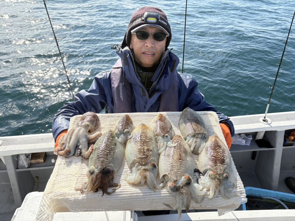 コウイカ船！今日も絶好調ー！