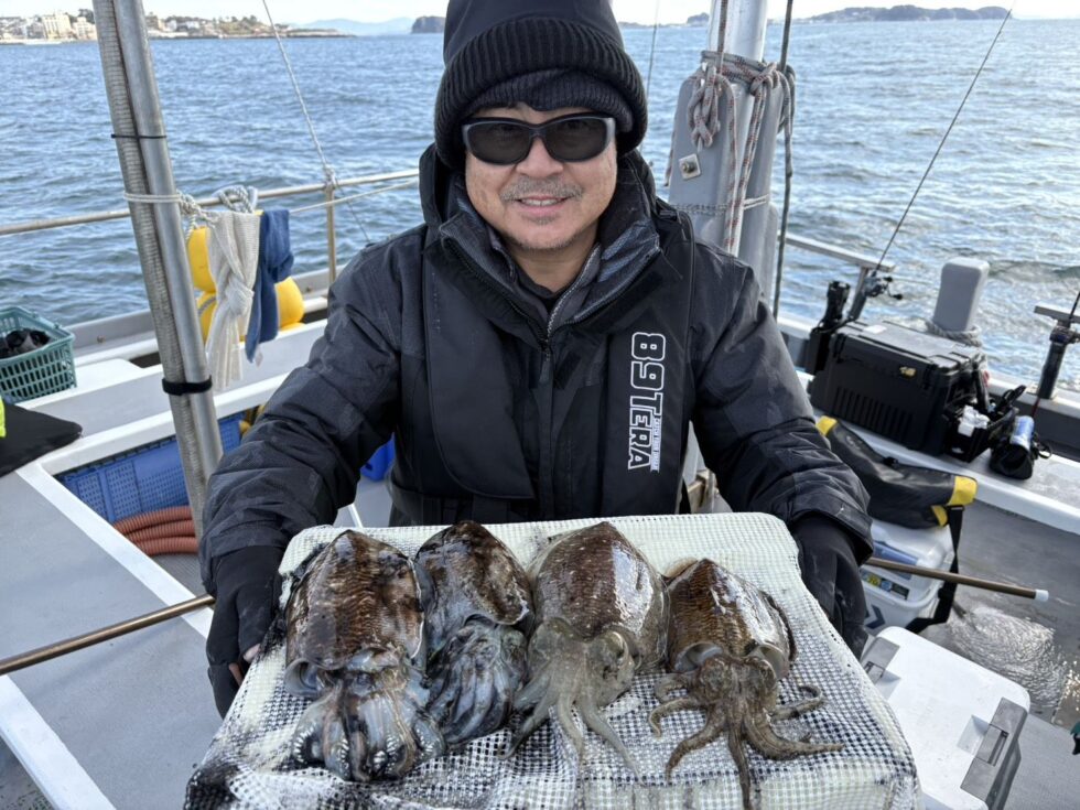 最終日のコウイカ好調でした！