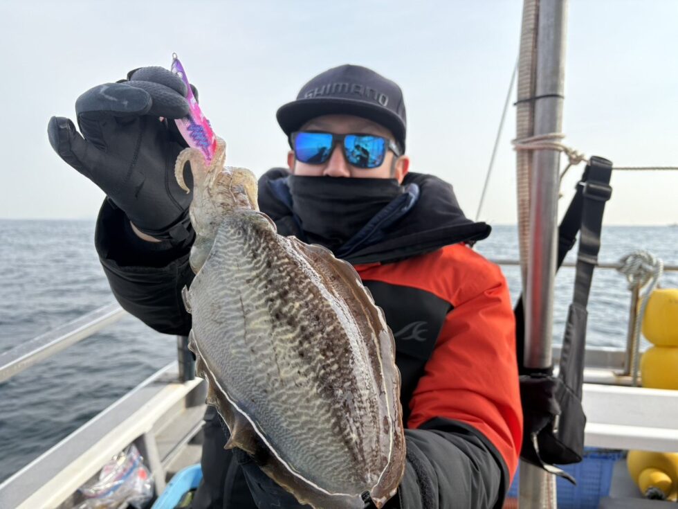 明日(金)コウイカ出船確定です!空き多数、朝の飛び入りOK