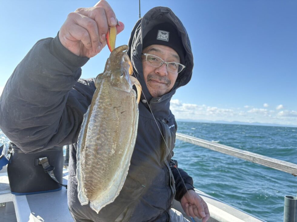 コウイカ船、泳がせ船、予約受付中!