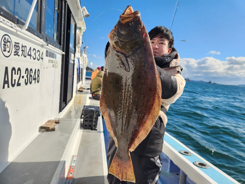 肉厚ヒラメ71㎝！　2026年好スタート！