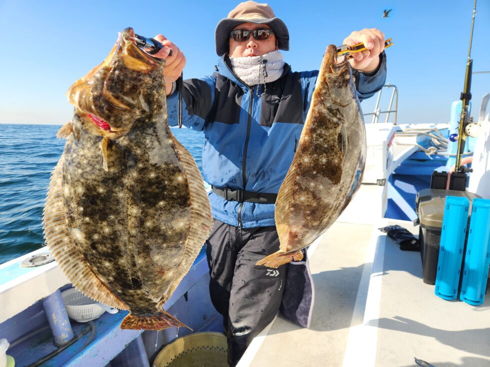60㎝級肉厚ヒラメ続々です！