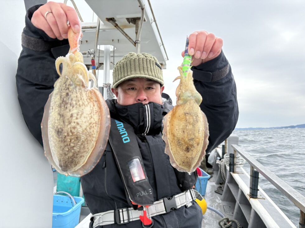いつもありがとうございます！泳がせ船、コウイカ船、予約受付中！