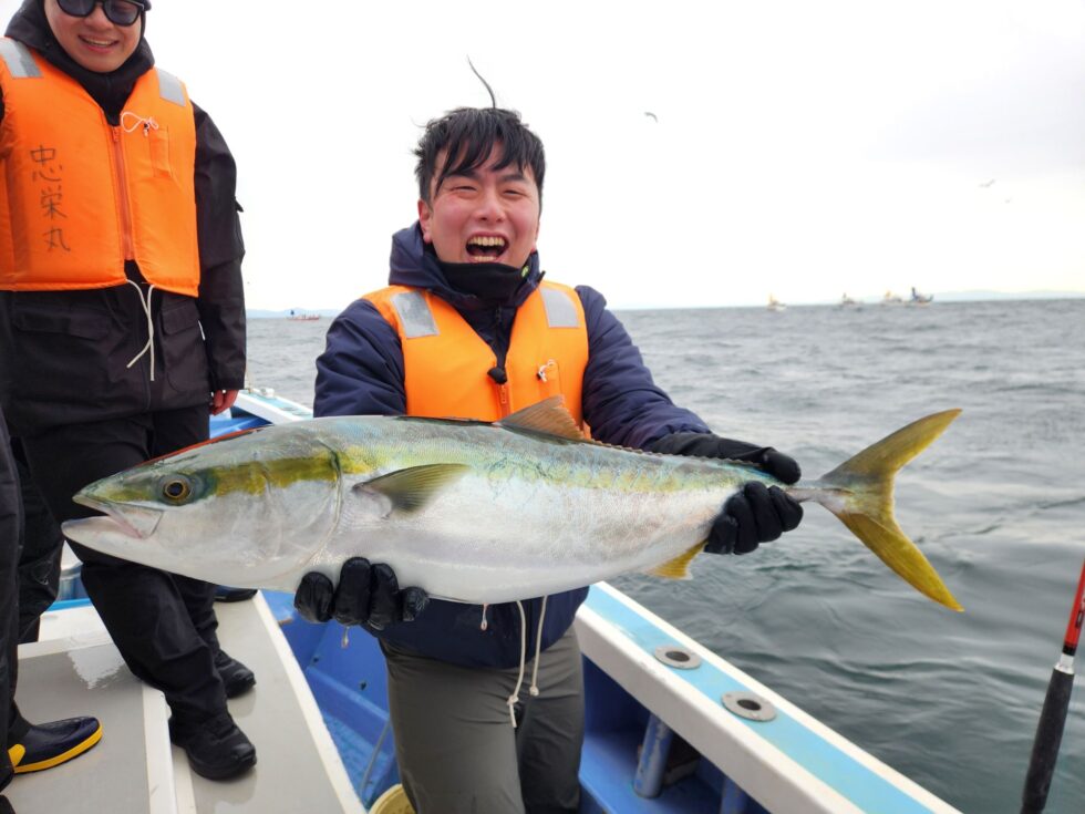 泳がせ船、レンタルタックルでブリゲット！