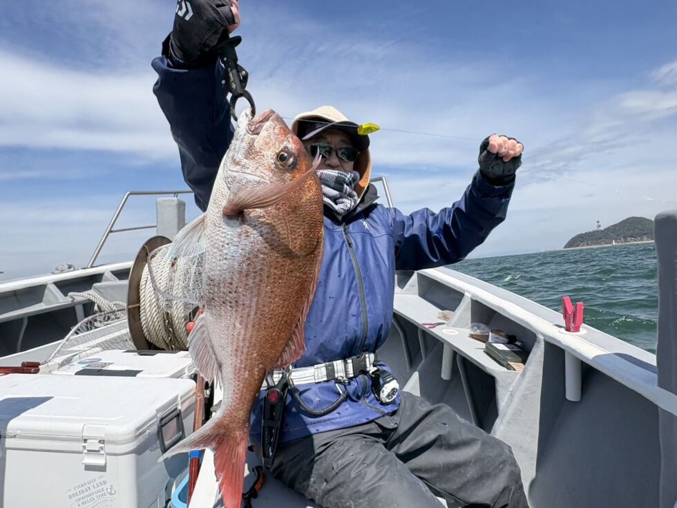 一つテンヤ真鯛釣り出船！