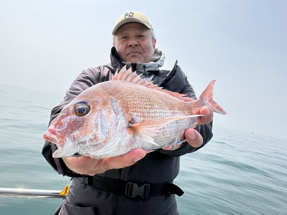 一つテンヤ真鯛釣り出船!