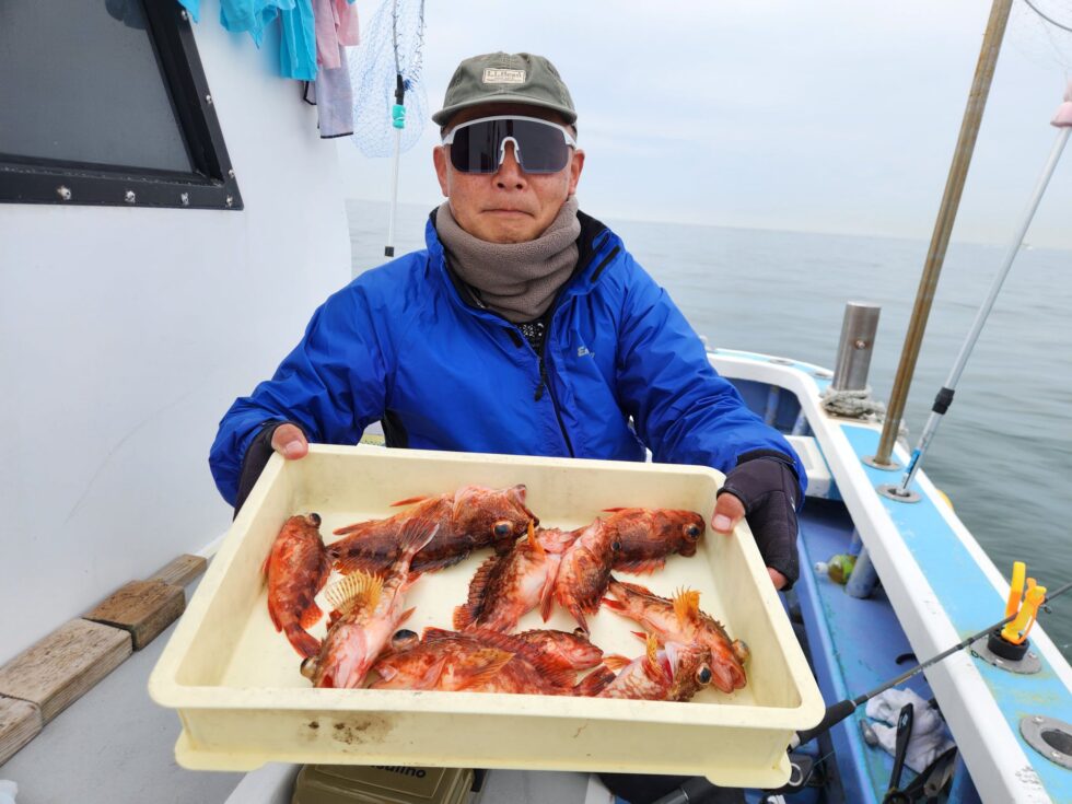 ウタセ五目船、一つテンヤ真鯛船、コウイカ船、予約受付中！