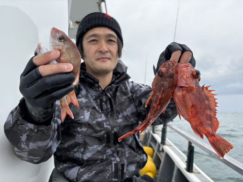 小鯛、カサゴ！