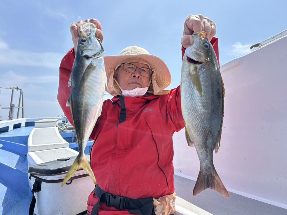 大アジ、イサキ！