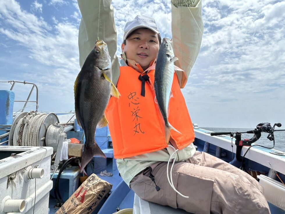 イサキ、アジでダブル！