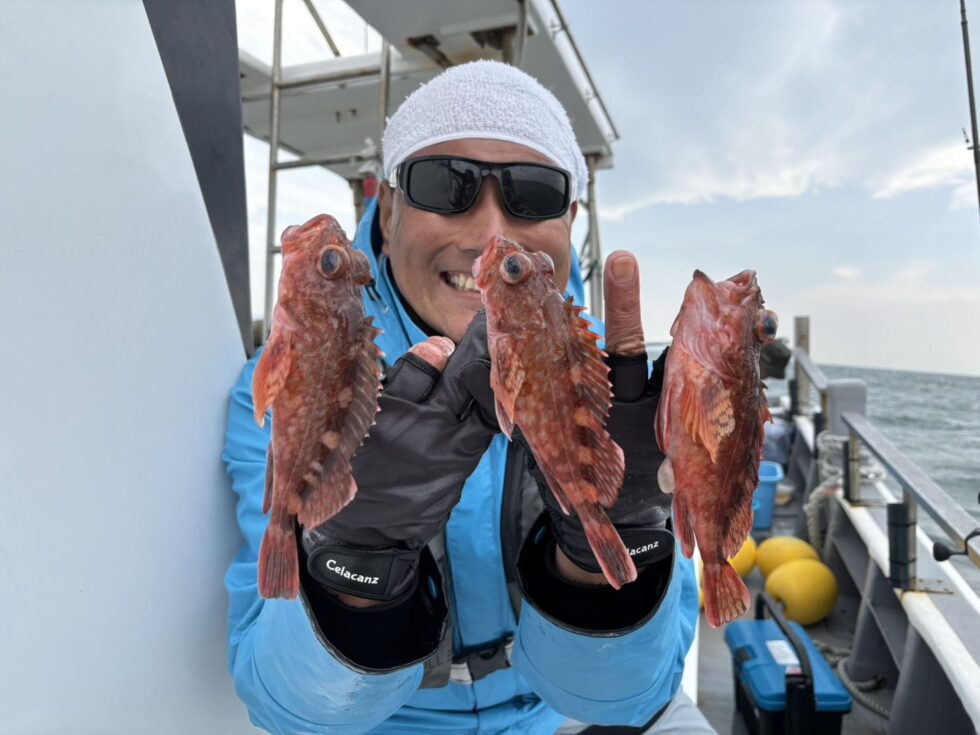 明日大山沖イサキ、一つテンヤ真鯛、出船確定です！