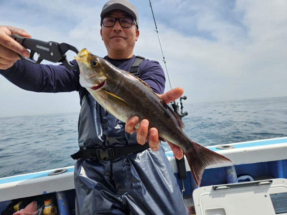 シマノモニターさんもしっかりと釣ってました!