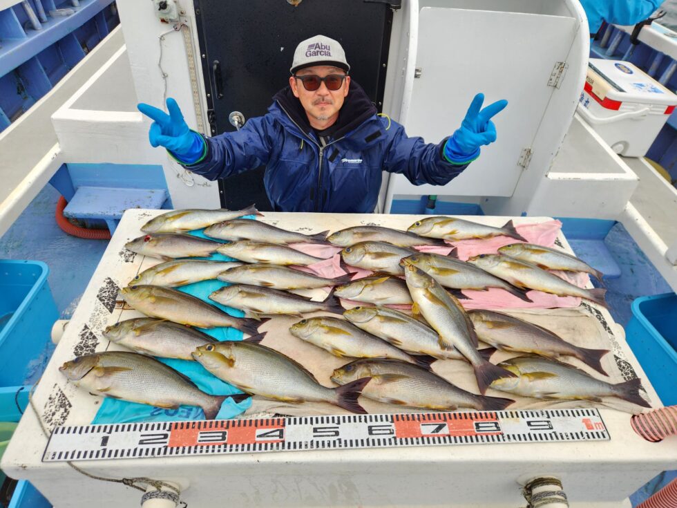 イサキ荒食いっ!トップ24匹ゲット!