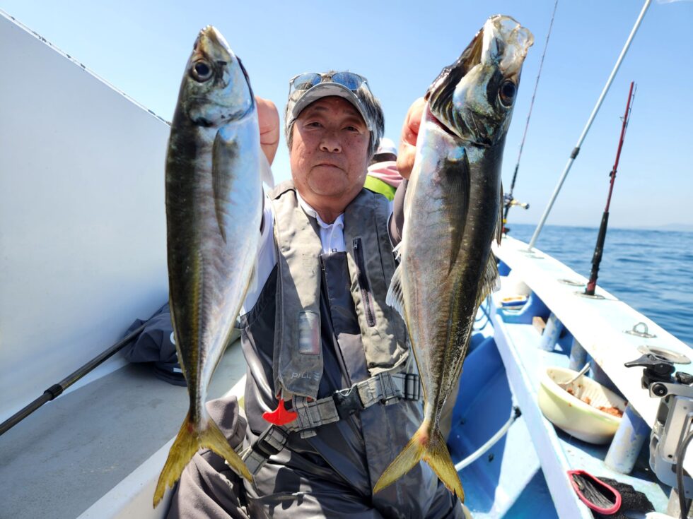 大山沖、ジャンボマアジ！