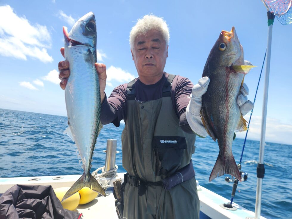 極太真サバの回遊あり！