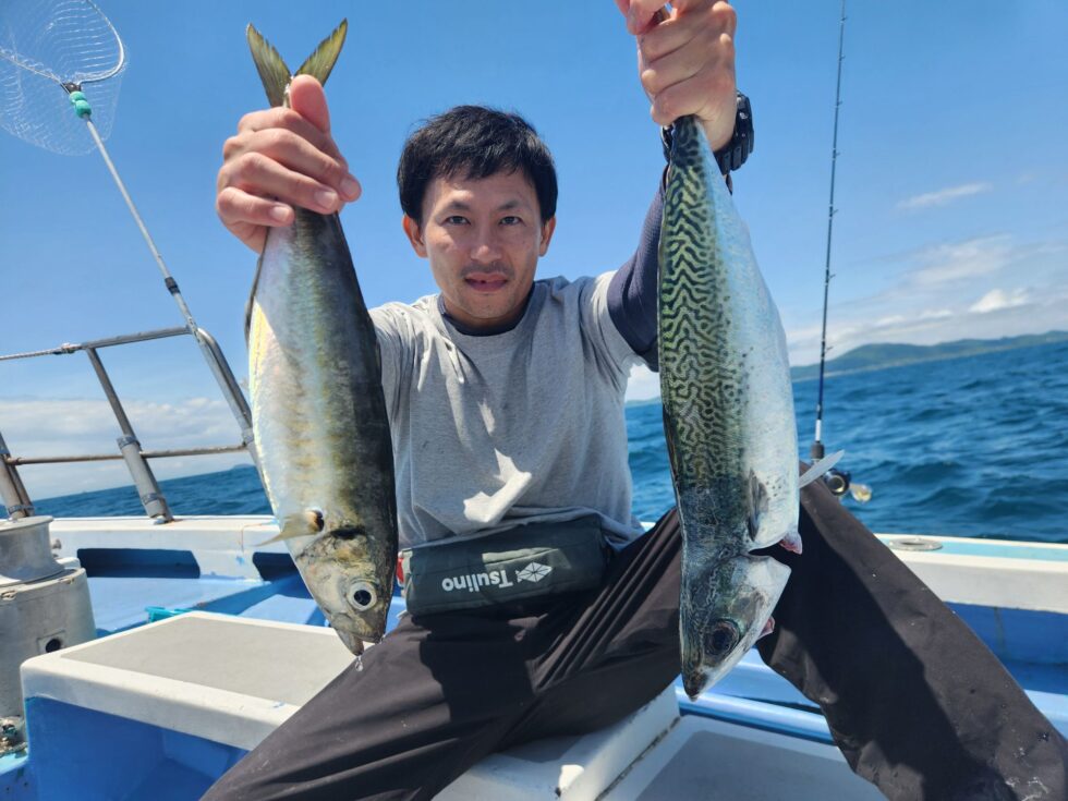 大アジ&極太真サバも！