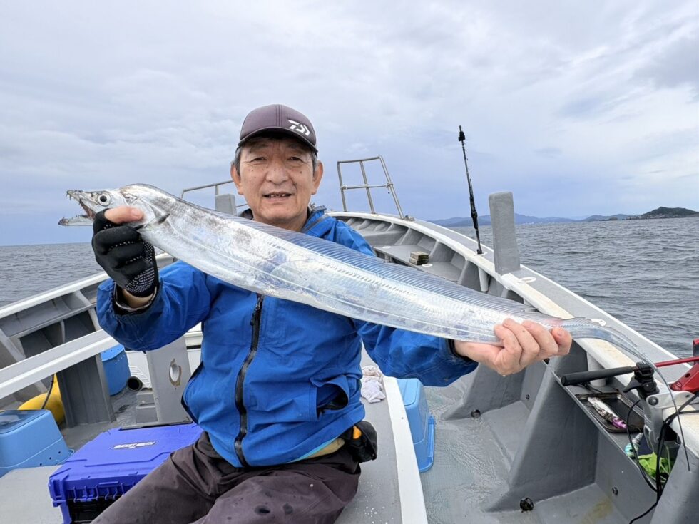 テンヤ50号統一です！伊良湖水道大型タチウオが絶好調ー！