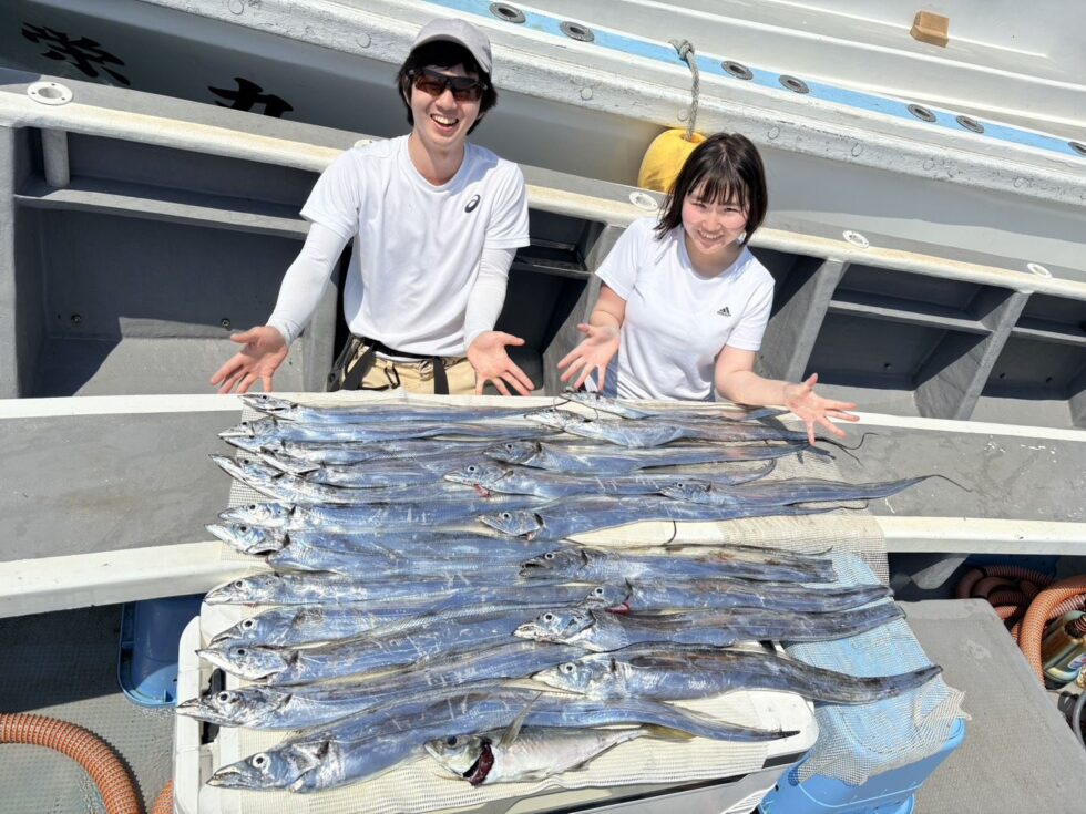 テンタチ初挑戦のお二人もコツを掴んでからは次々とヒット！お見事でした！