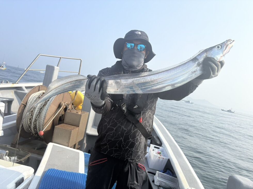 120㎝ドラゴンゲット!伊良湖水道大型タチウオチャンス!