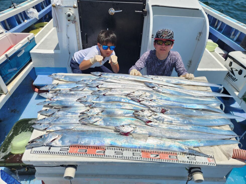 休憩しながら釣りまくりー