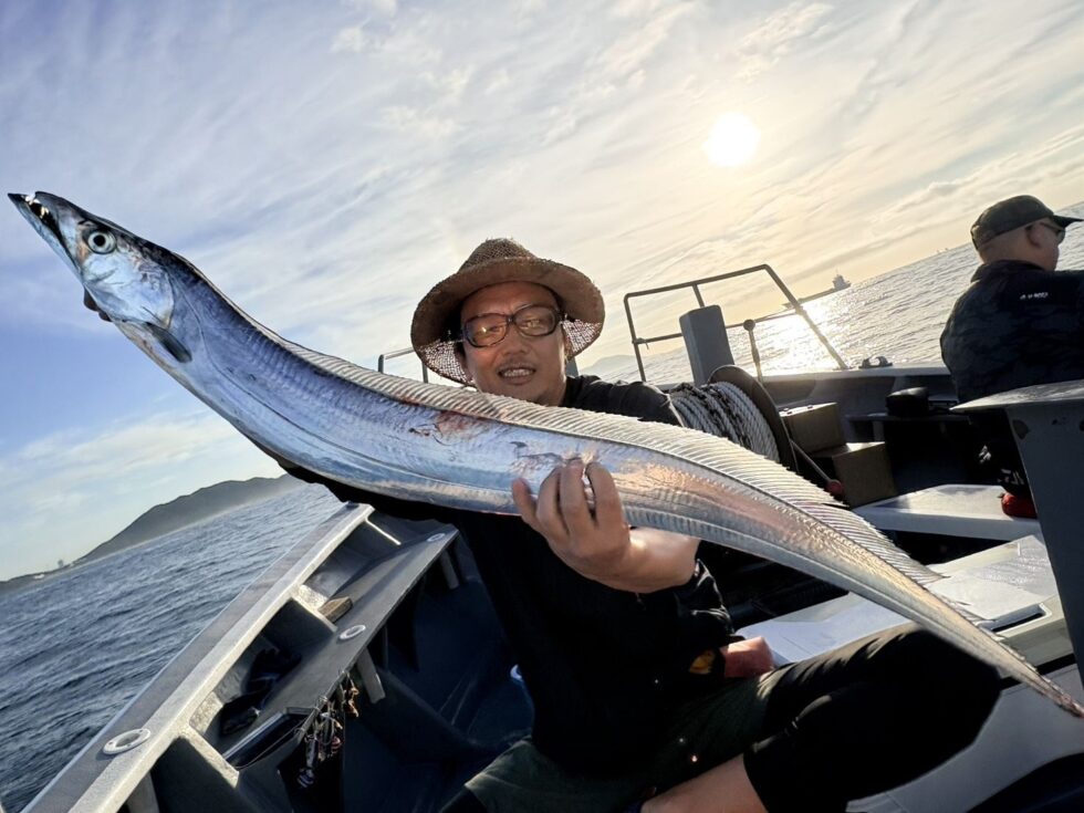 今日も伊良湖沖大型タチウオ絶好調ー！