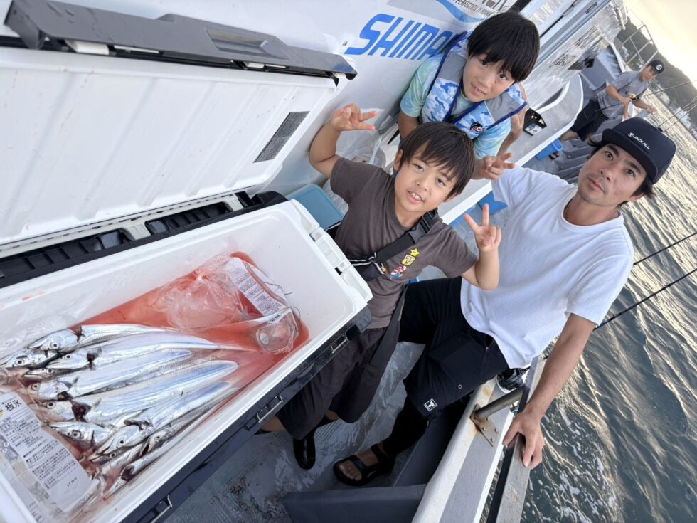 午後ショート便、明日(日)も出船確定しました。お待ちしてます！