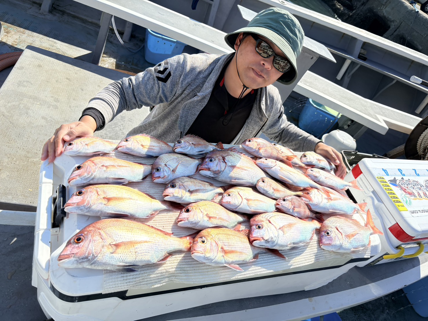 伊勢湾一つテンヤ真鯛爆発ー！最大52㎝、多彩な釣果！ 写真15