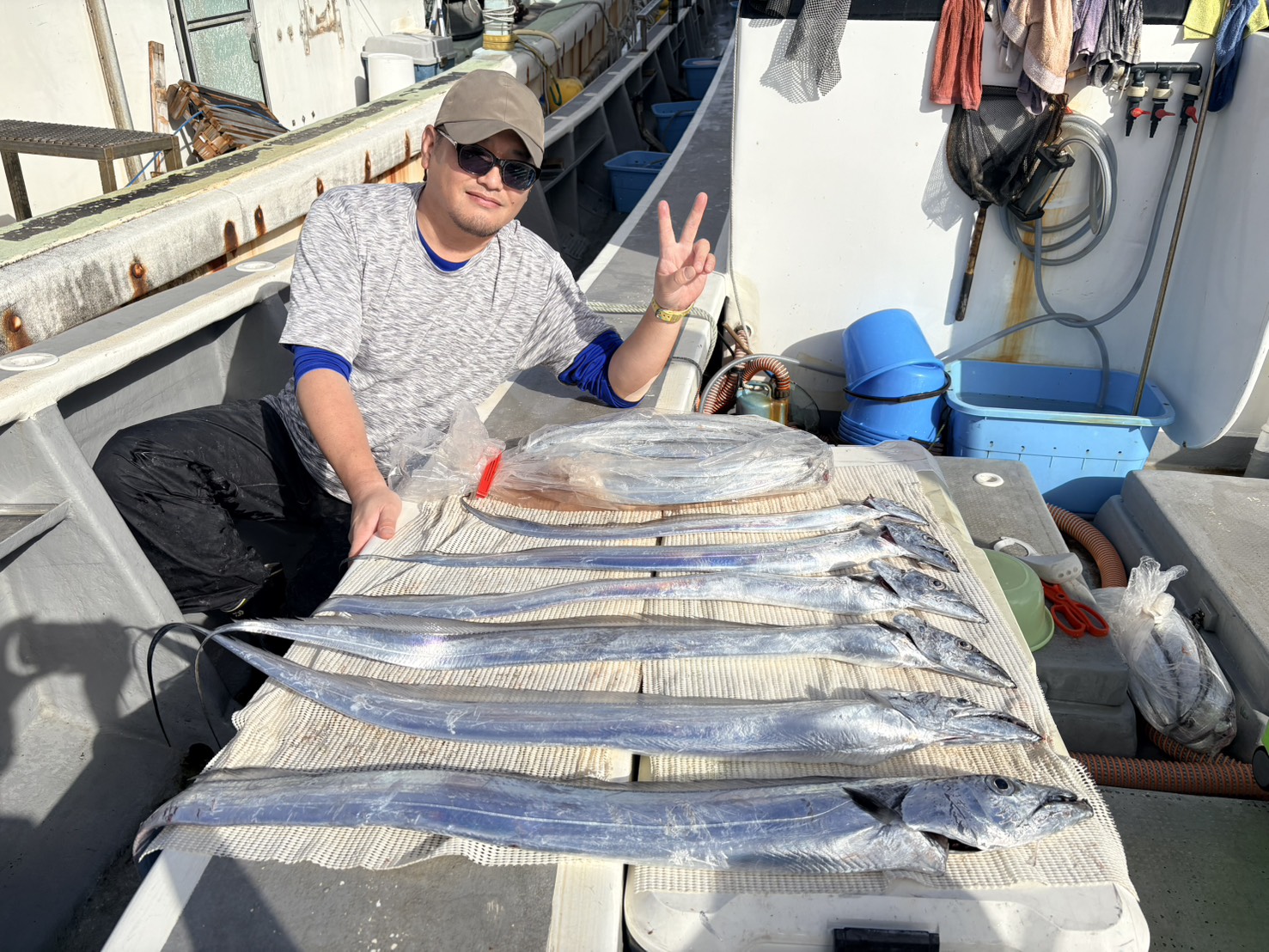 テンヤタチウオ専門で大型狙い！最大124㎝！