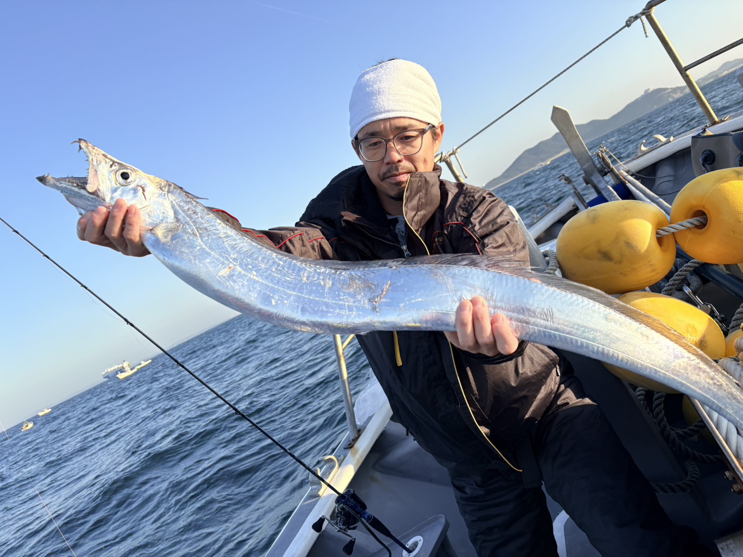 最大123cm！竿頭59本、爆釣です！