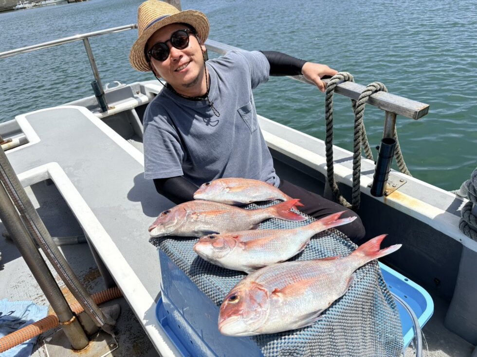 春の一つテンヤ真鯛終盤戦に突入です！